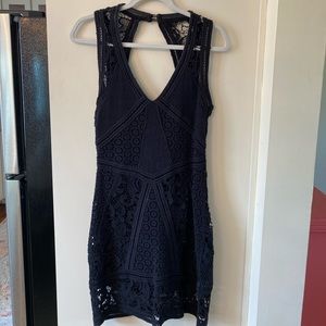 Black Crocheted Dress from Local VB Boutique